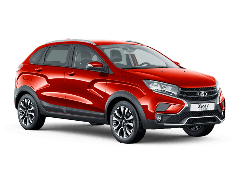 Купить Lada Xray Cross в Санкт Петербурге - Красный "Красный сплав" (136) - металлик