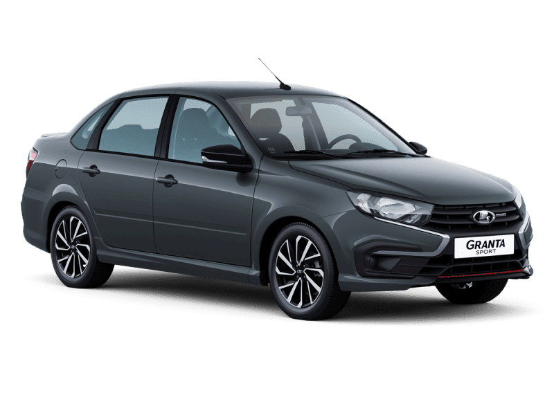 Купить Lada Granta Sport Седан в Санкт Петербурге - СЕРЕБРИСТО-ТЕМНО-СЕРЫЙ "БОРНЕО" (633) - МЕТАЛЛИК
