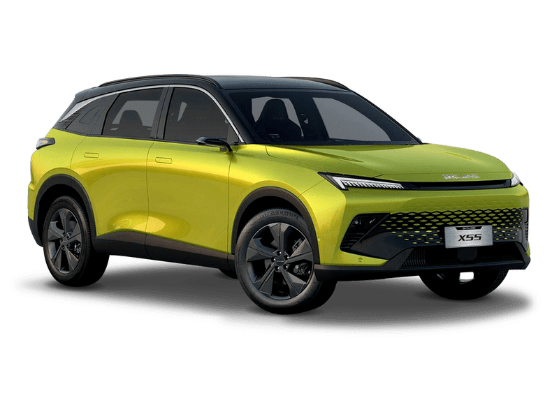 Купить BAIC X55 в Санкт Петербурге - Жёлтый металлик с чёрной крышей